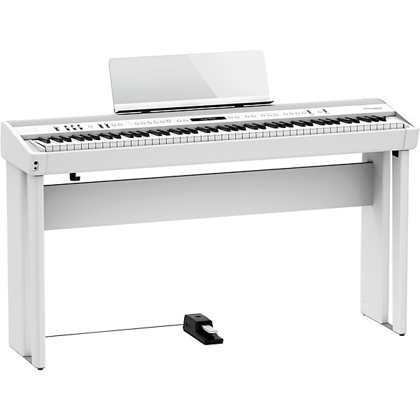 Roland FP-30X Digital Piano - White HOME ESSENTIALS BUNDLE