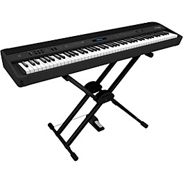 Roland FP-90X Digital Piano With Roland... Roland FP-90X Digital Piano With Roland Double-Brace X-Stand and DP-10 Pedal Black