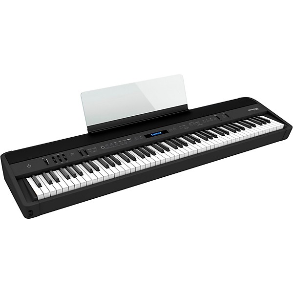 Roland FP-90X Digital Piano With Roland Double-Brace X-Stand and DP-10 Pedal Black