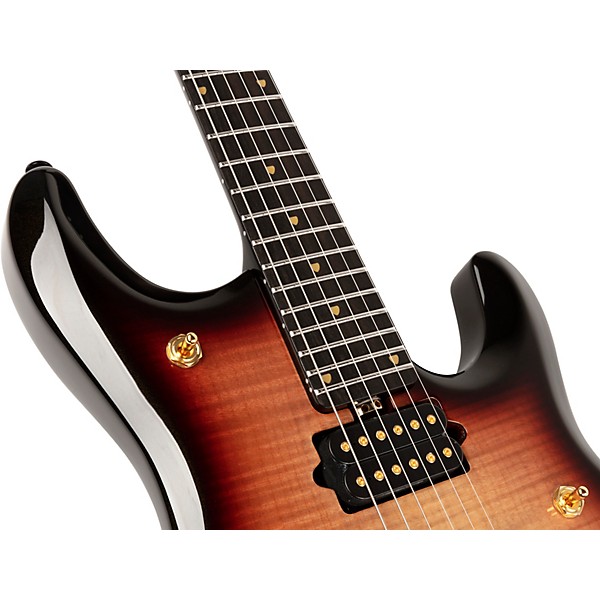Ernie Ball Music Man 20th Anniversary John Petrucci JP6 Electric Guitar Honey Butter Burst