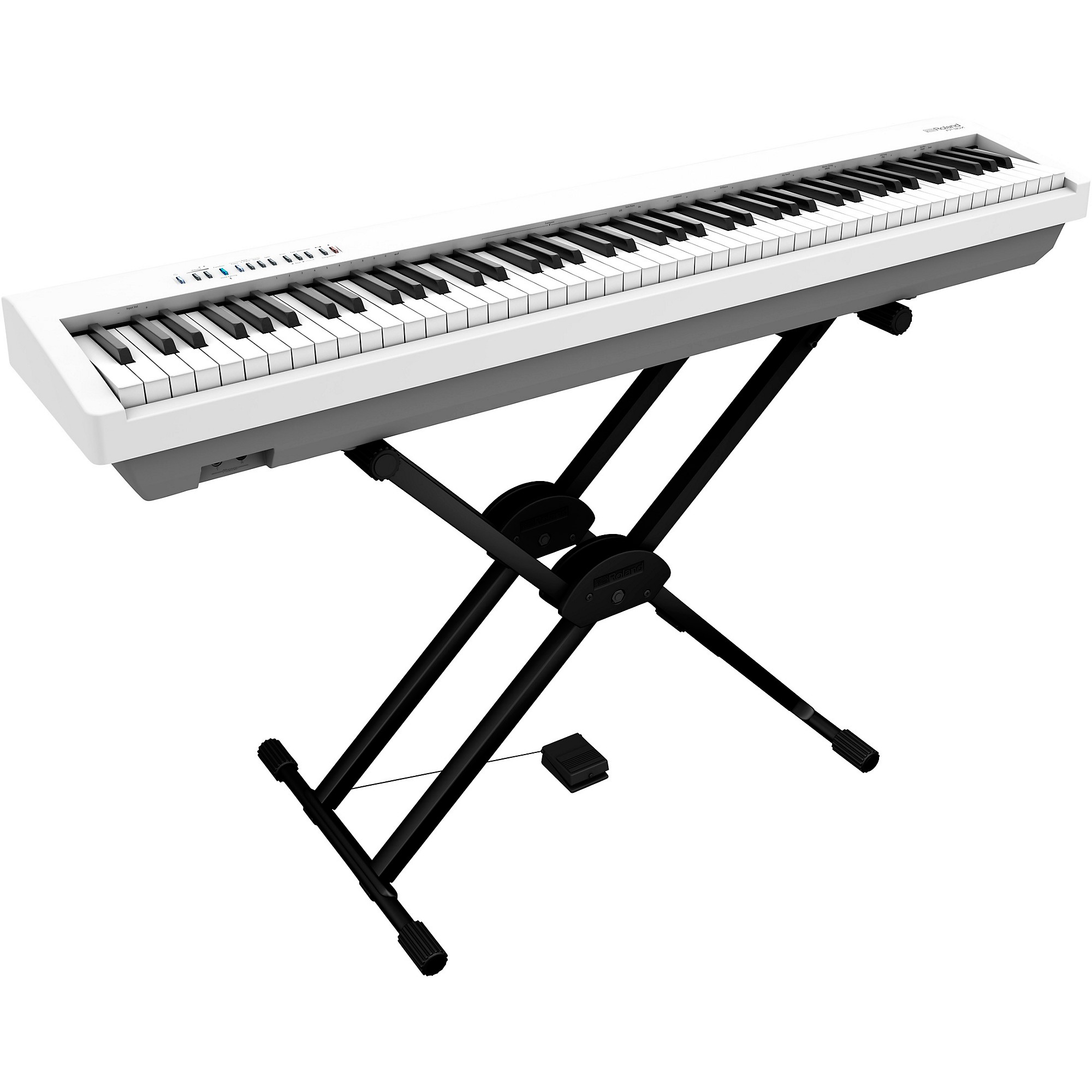 Roland FP-30X piano numérique blanc + stand + pédalier + b