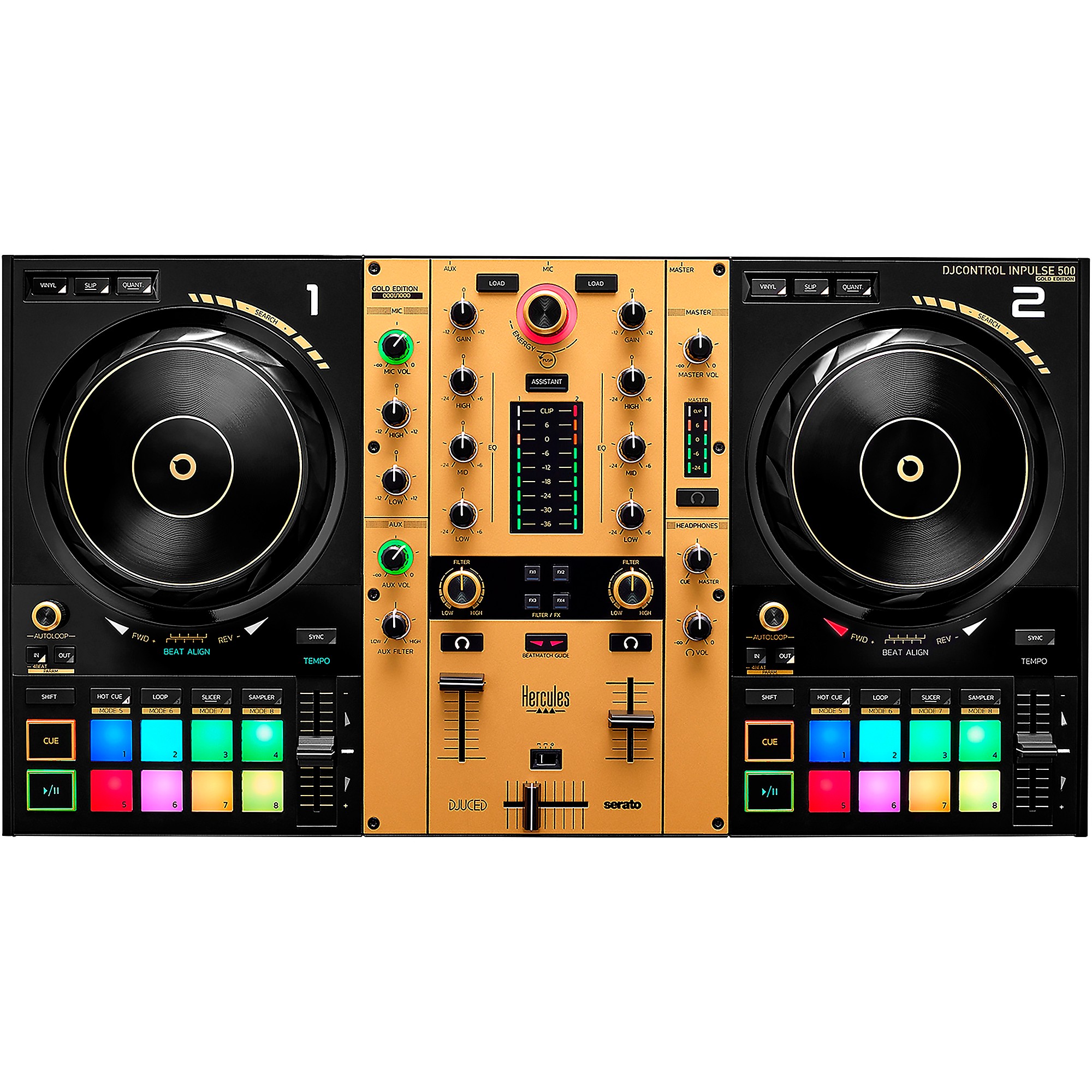 Hercules DJ DJControl Inpulse 500 2-channel DJ Controller in