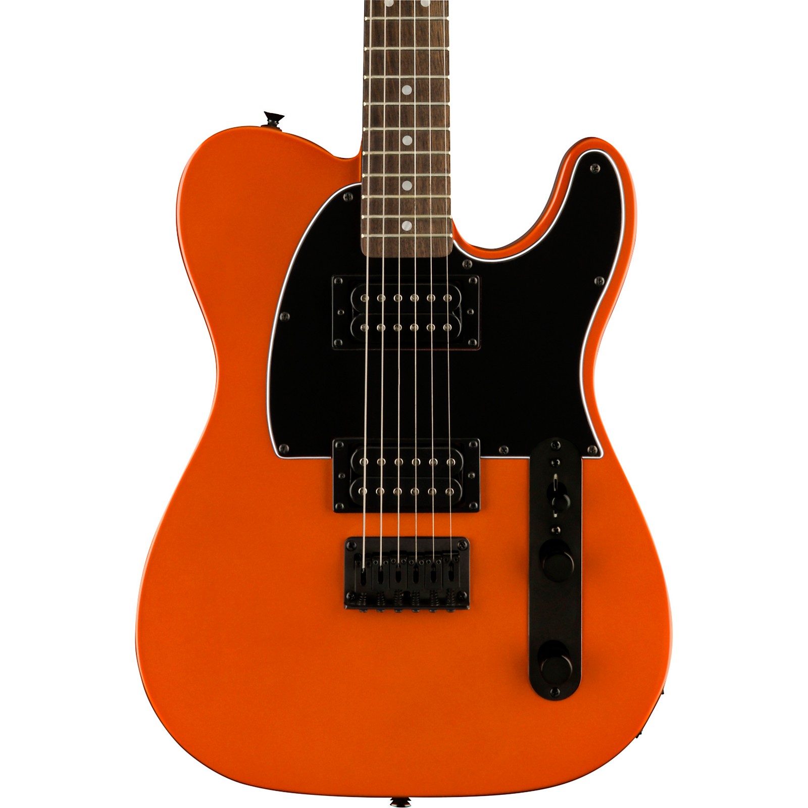 Squier Affinity Telecaster HH Electric Guitar With Matching Headstock  Metallic Orange