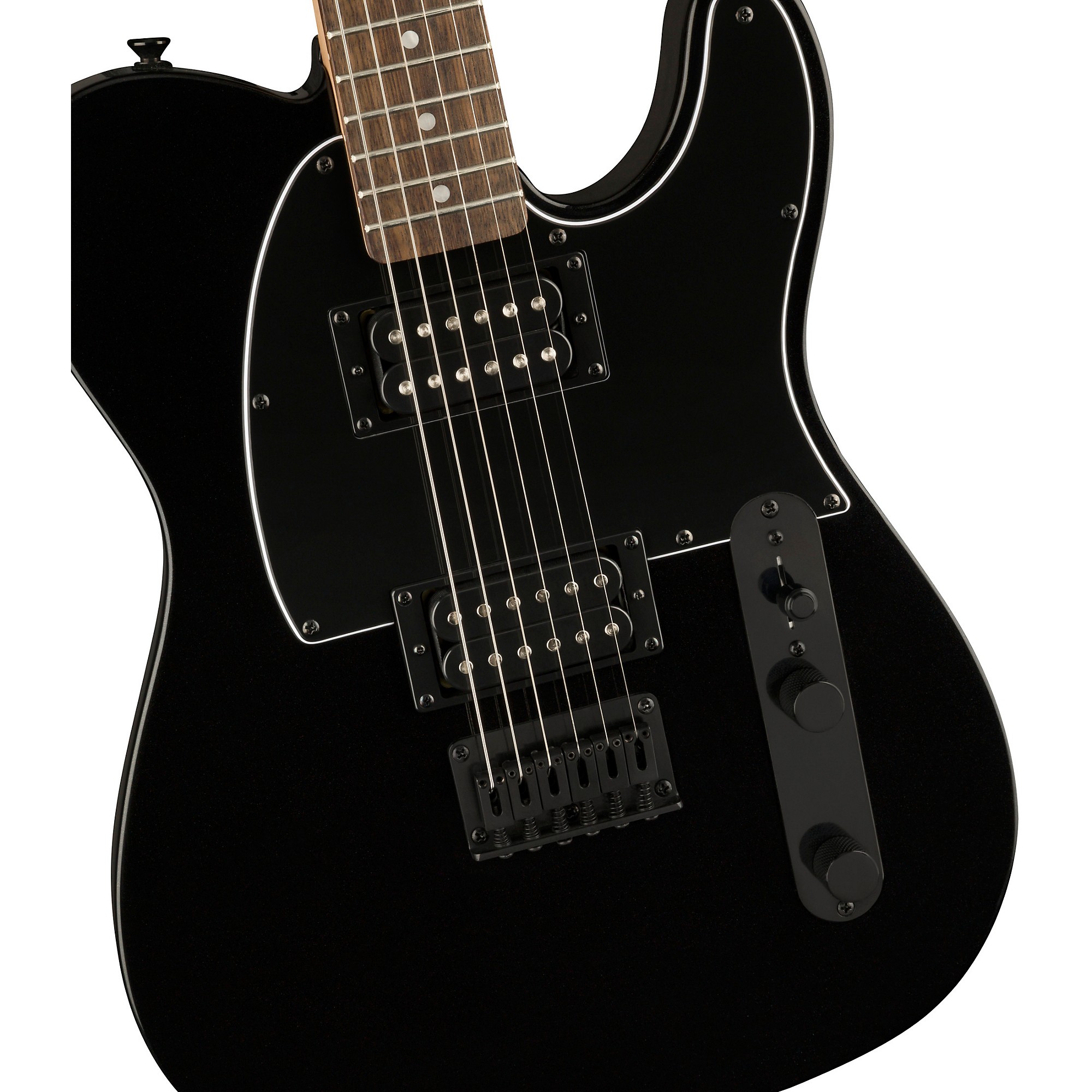 Squier Affinity Telecaster HH Electric Guitar With Matching Headstock  Metallic Black