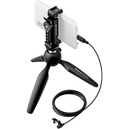 Sennheiser XS LAV USB-C MOBILE KIT - Includes XS Lav USB-C Clip-on Lavalier Microphone, Manfrotto PIXI Mini Tripod and Sen...