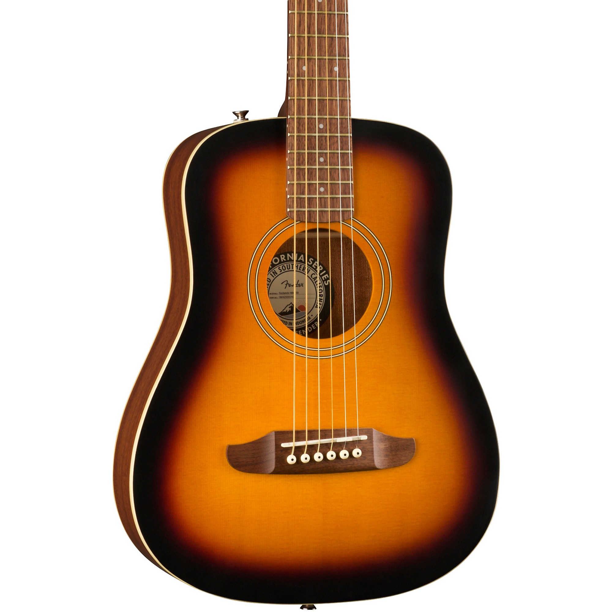 Fender Redondo Mini Acoustic Guitar Sunburst | Guitar Center