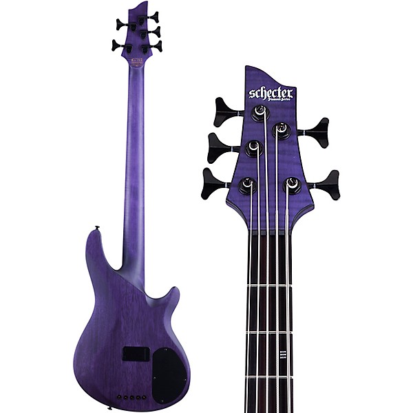 Schecter Guitar Research C-5 GT Left-handed Satin Trans Purple
