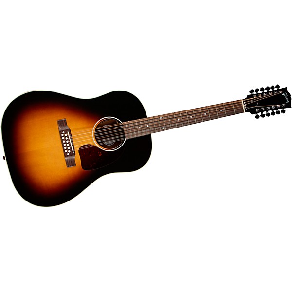 Gibson J-45 Standard 12-String Acoustic-Electric Guitar Vintage Sunburst Vintage Sunburst