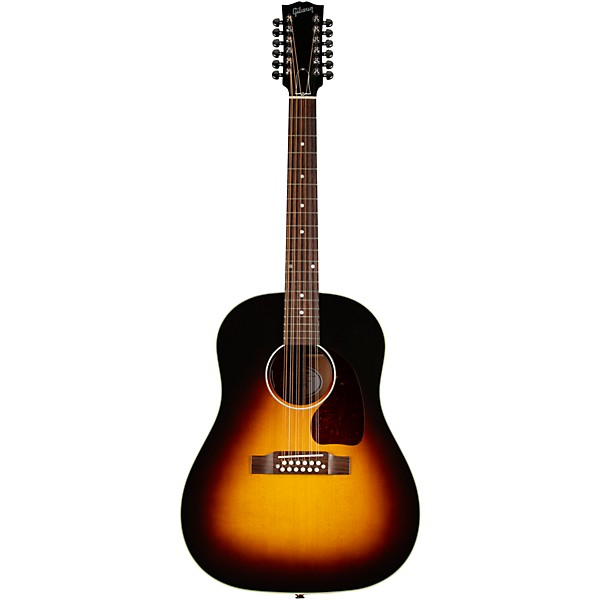 Gibson J-45 Standard 12-String Acoustic-Electric Guitar Vintage Sunburst Vintage Sunburst