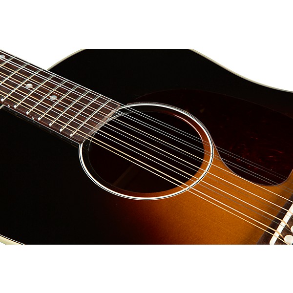 Gibson J-45 Standard 12-String Acoustic-Electric Guitar Vintage Sunburst Vintage Sunburst