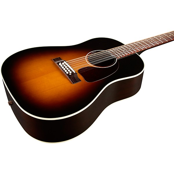 Gibson J-45 Standard 12-String Acoustic-Electric Guitar Vintage Sunburst Vintage Sunburst