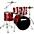 ddrum D2 5-Piece Complete Drum Kit Dark Silver Sparkle ddrum D2 5-Piece Complete Drum Kit Red Sparkle