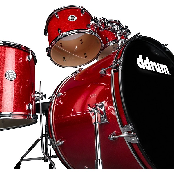 ddrum D2 5-Piece Complete Drum Kit Red Sparkle