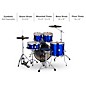 ddrum D2 5-Piece Complete Drum Kit Cobalt Blue