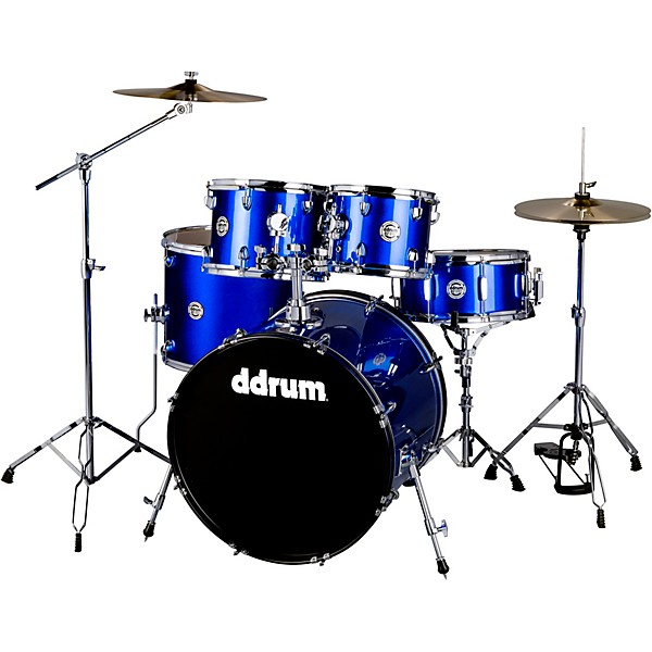 ddrum D2 5-Piece Complete Drum Kit Cobalt Blue