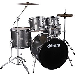 ddrum D2 5-Piece Complete Drum Kit Dark Silver Sparkle ddrum D2 5-Piece Complete Drum Kit Dark Silver Sparkle