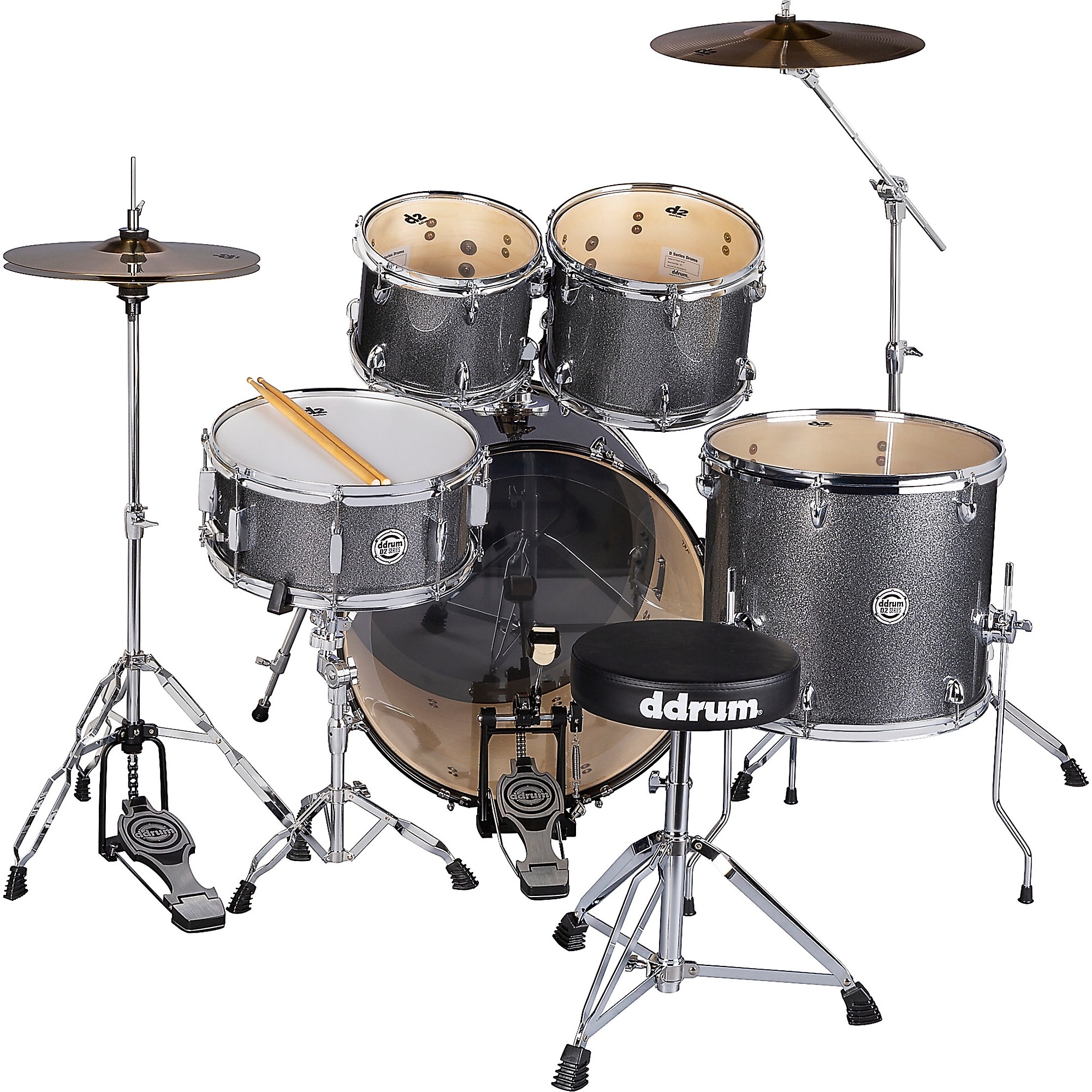 ddrum D2 5-Piece Complete Drum Kit Darkddrum D2 5-Piece Complete Drum Kit Dark  