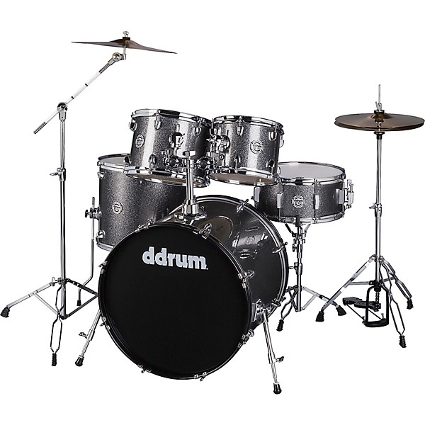 ddrum D2 5-Piece Complete Drum Kit Dark Silver Sparkle