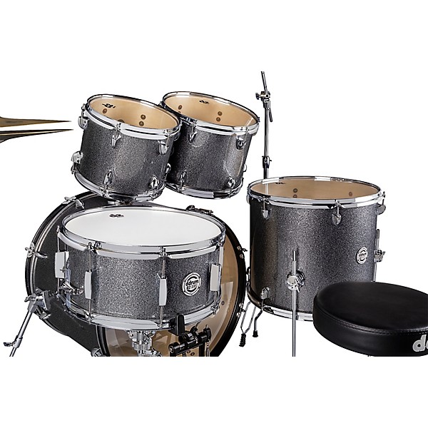 ddrum D2 5-Piece Complete Drum Kit Dark Silver Sparkle