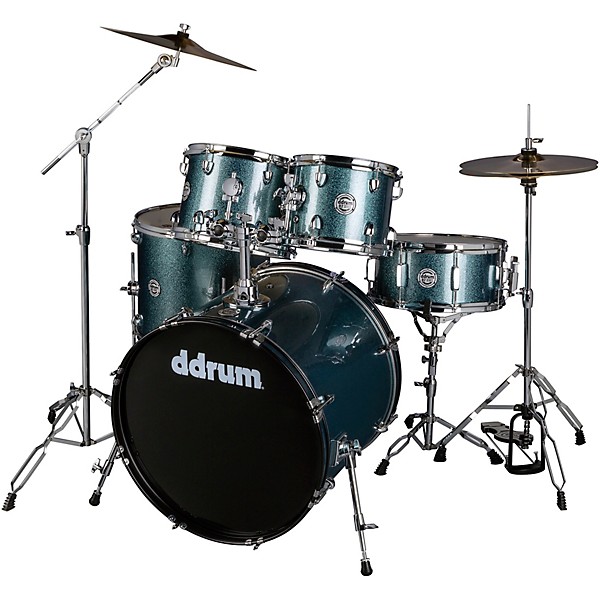 ddrum D2 5-Piece Complete Drum Kit Deep Aqua Sparkle