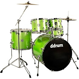 ddrum D2 5-Piece Drum Set - Lime Sparkle
