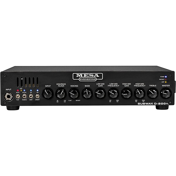 MESA/Boogie Subway D-800+ Lightweight Solid State Bass Head Black