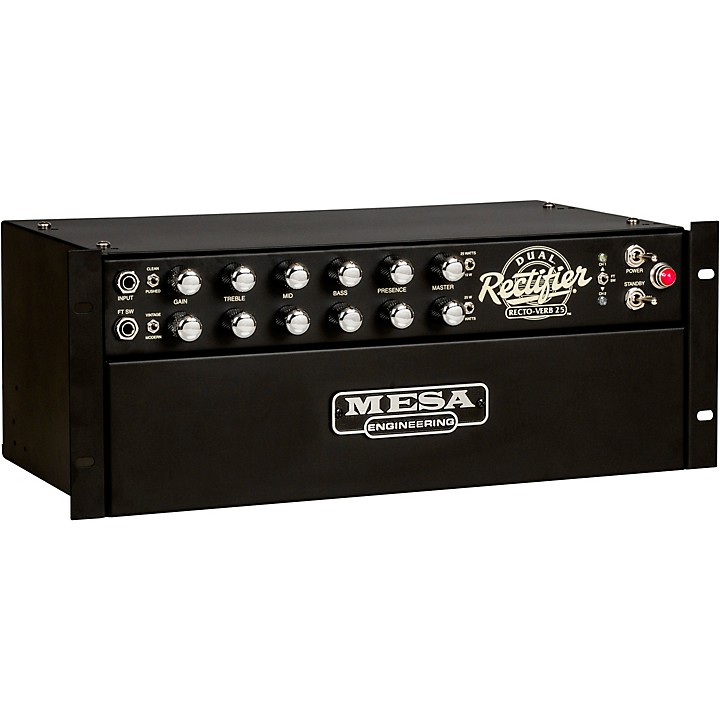 MESA/Boogie RectoVerb 25 Rackmount Guitar Tube Head Black Guitar Center