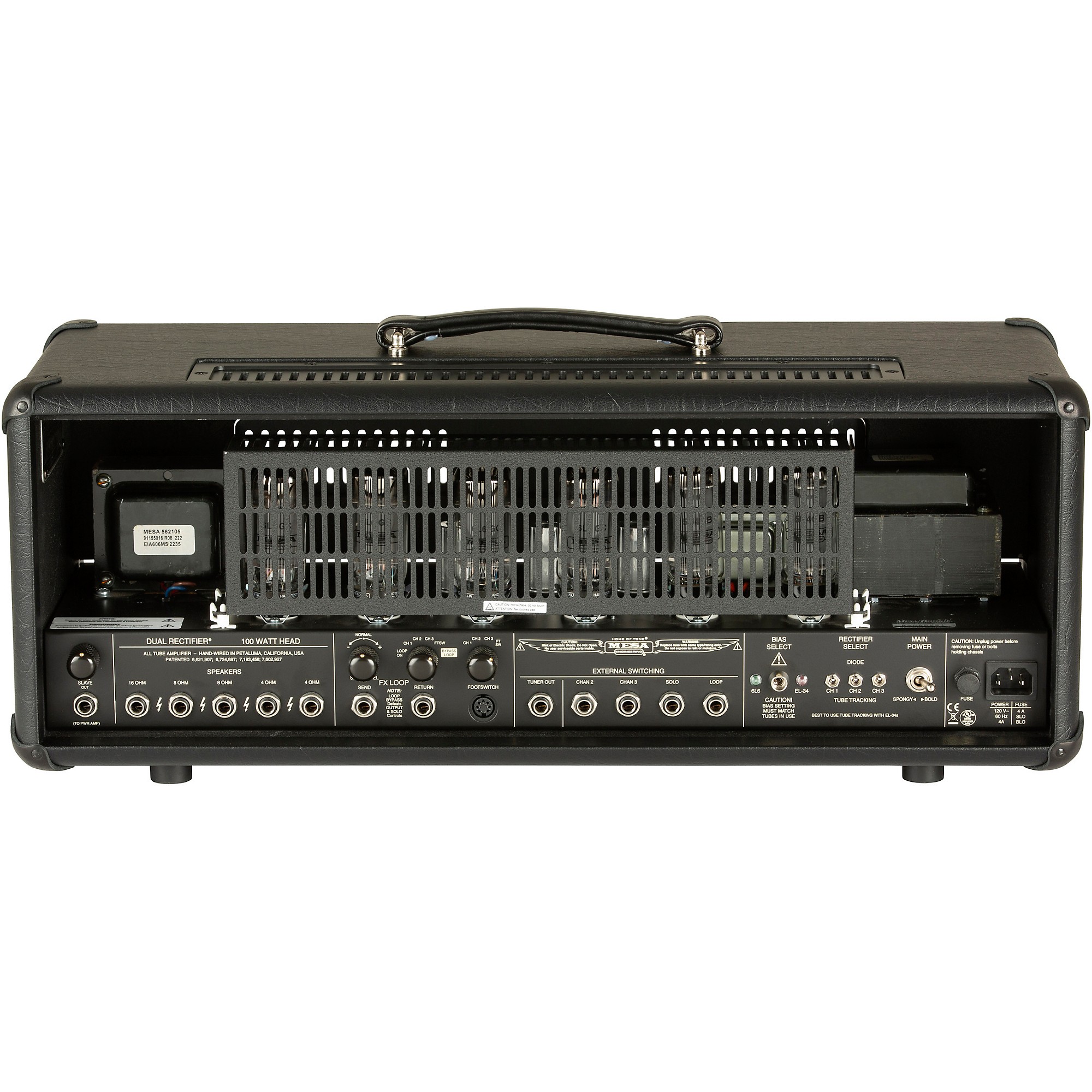 MESA/Boogie Dual Rectifier 100W Tube Guitar Amp Head Black Taurus