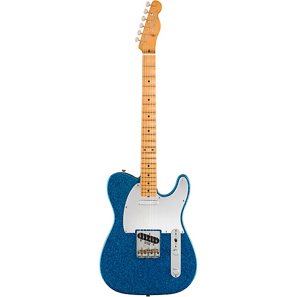 Fender J Mascis Telecaster Maple Fingerboard Electric Guitar Sparkle Blue