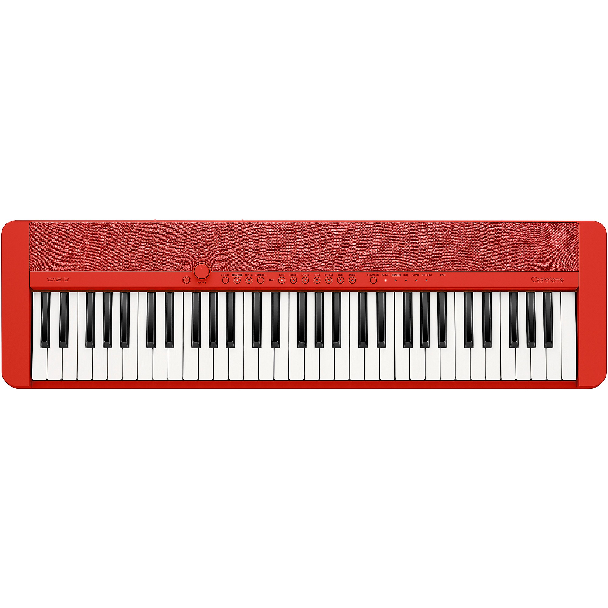 CT-S1RD | Casiotone 61 Key Red Portable Keyboard | CASIO