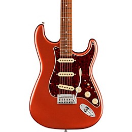 Fender Player Plus Stratocaster Pau Ferro Fingerboard Electric Guitar Aged Candy Apple Red