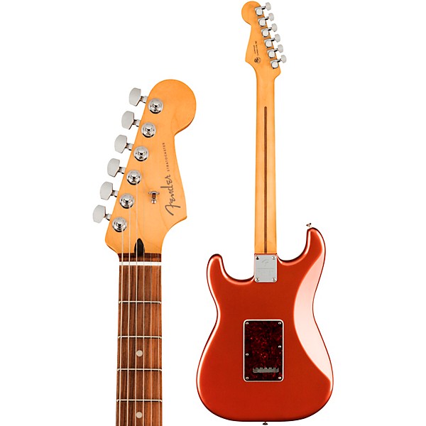 Fender Player Plus Stratocaster Pau Ferro Fingerboard Electric Guitar Aged Candy Apple Red