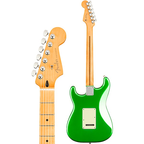 Open Box Fender Player Plus Stratocaster HSS Maple Fingerboard Electric Guitar Level 2 Cosmic Jade 197881130916