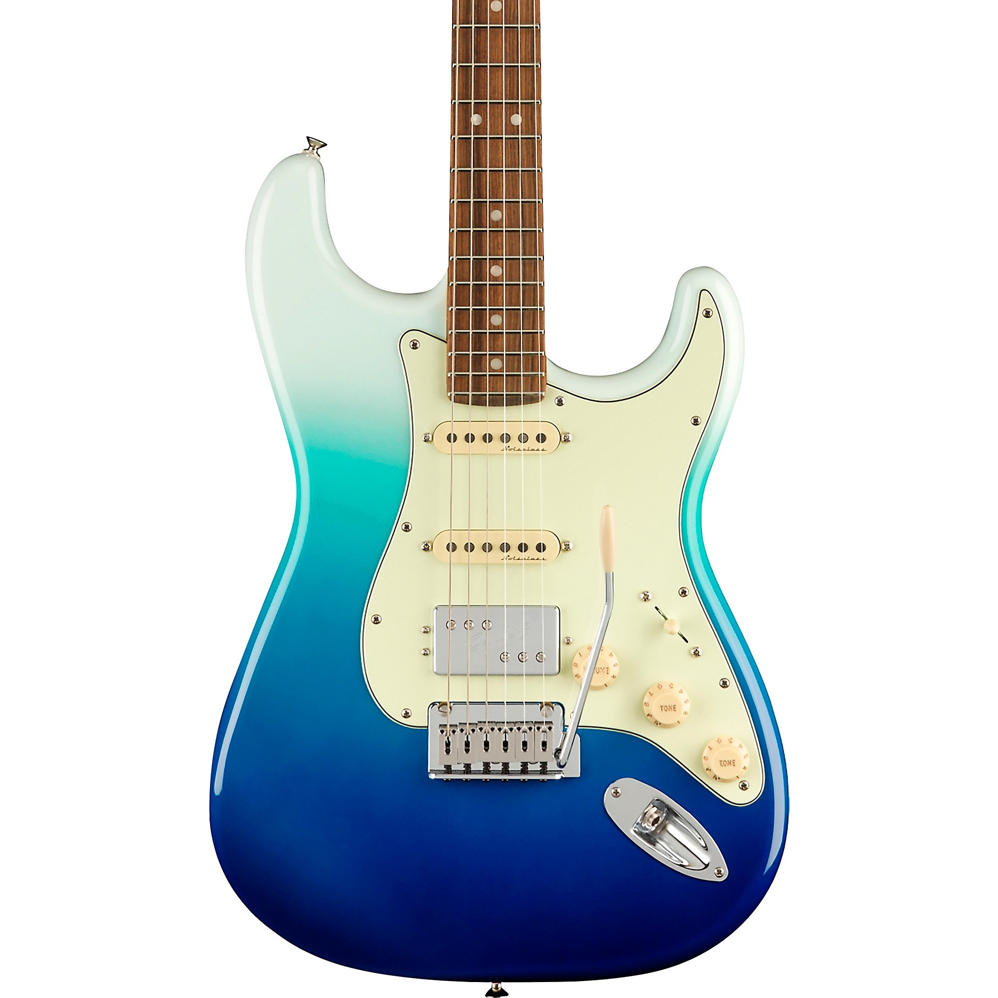 Lee Seminar lack Fender Player Plus Stratocaster HSS Pau Ferro Fingerboard Electric Guitar  Belair Blue | Guitar Center