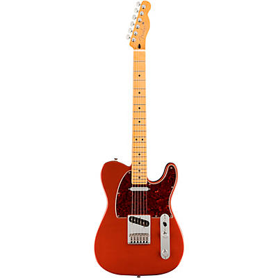 Fender Player Plus Telecaster Maple Fingerboard Electric Guitar Aged Candy Apple Red for sale