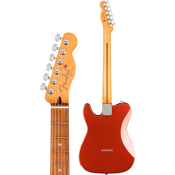 Open Box Fender Player Plus Nashville Telecaster Pau Ferro Fingerboard Electric Guitar Level 2 Aged Candy Apple Red 194744...
