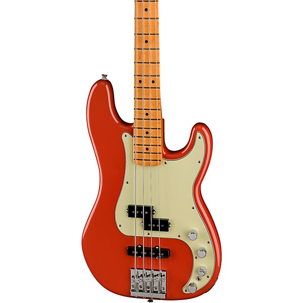 Fender Player Plus Active Precision Bass Maple Fingerboard Fiesta Red