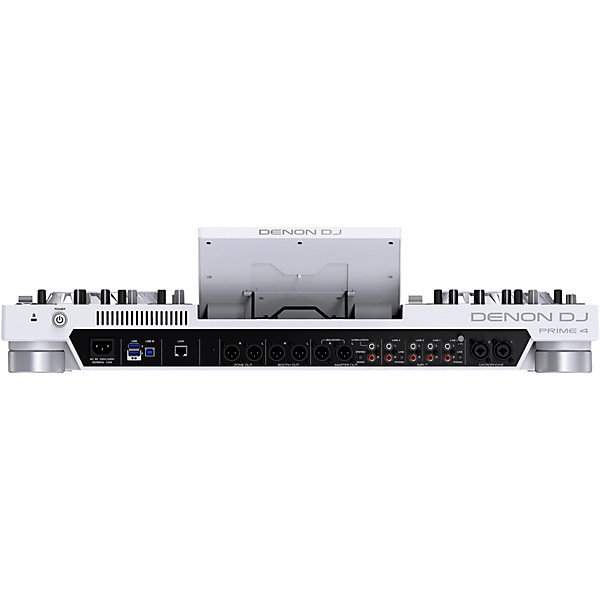Denon DJ Prime 4 Professional 4-Channel DJ Controller (White)
