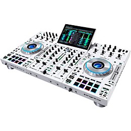 Denon DJ Prime 4 Professional 4-Channel DJ Controller (White)