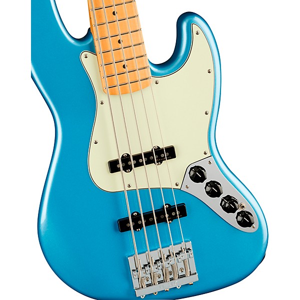 Open Box Fender Player Plus Jazz Bass V Maple Fingerboard Level 2 Opal Spark 194744658389