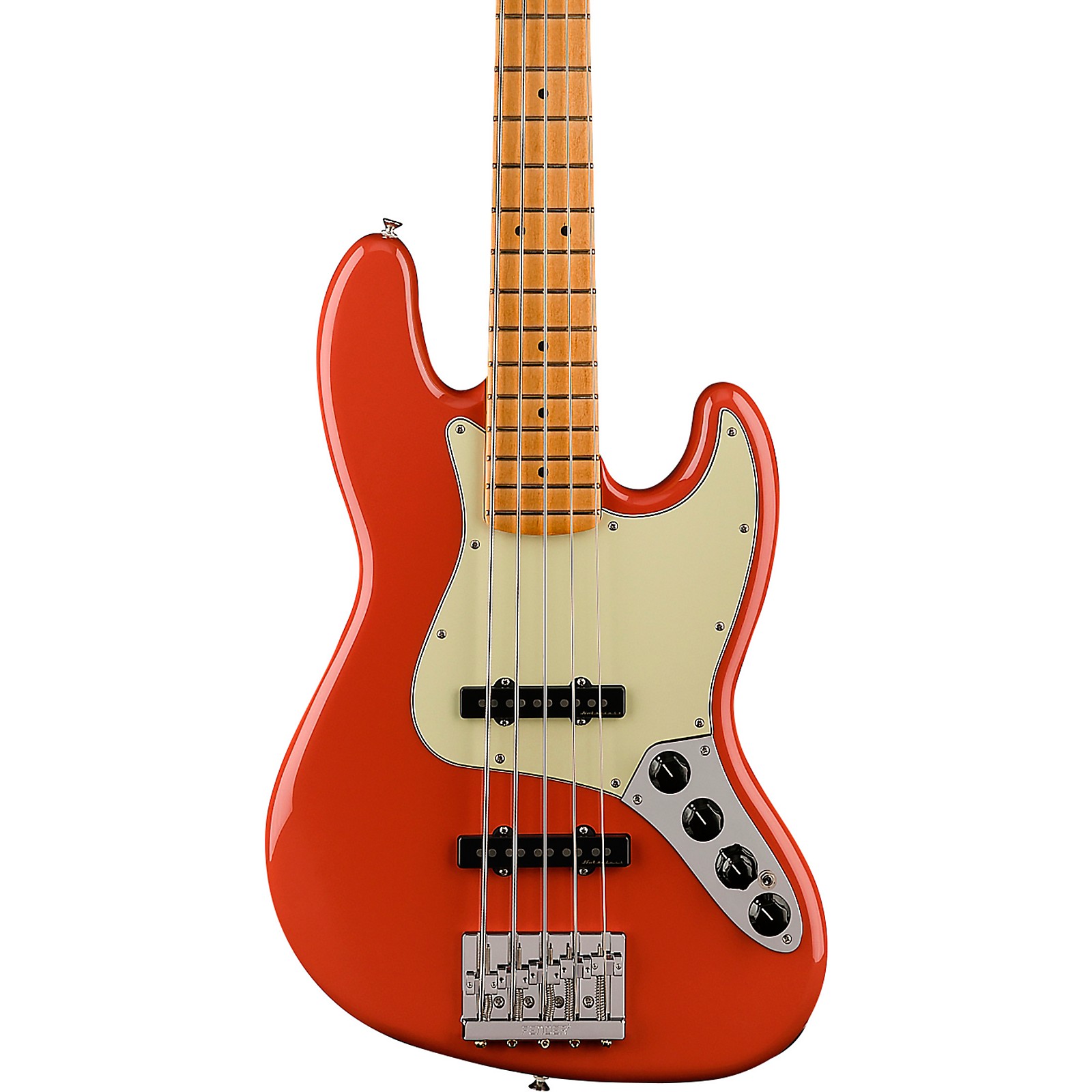 Fender Player Plus Jazz Bass V Maple Fingerboard Fiesta Red