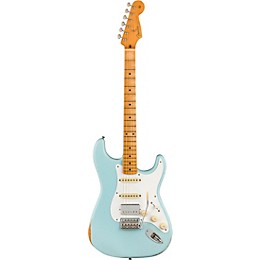 Fender Vintera Limited-Edition '50s Stratocaster Road Worn Maple Fingerboard Electric Guitar Sonic Blue