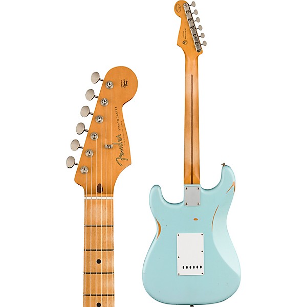 Fender Vintera Limited-Edition '50s Stratocaster Road Worn Maple Fingerboard Electric Guitar Sonic Blue