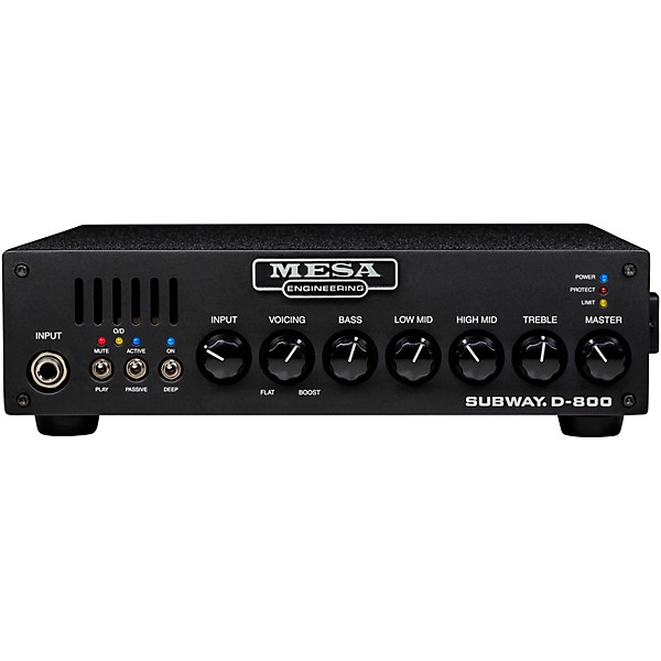 Open Box MESA/Boogie Subway D-800 Lightweight Solid State Bass Amp Head<br> Level 1 Black