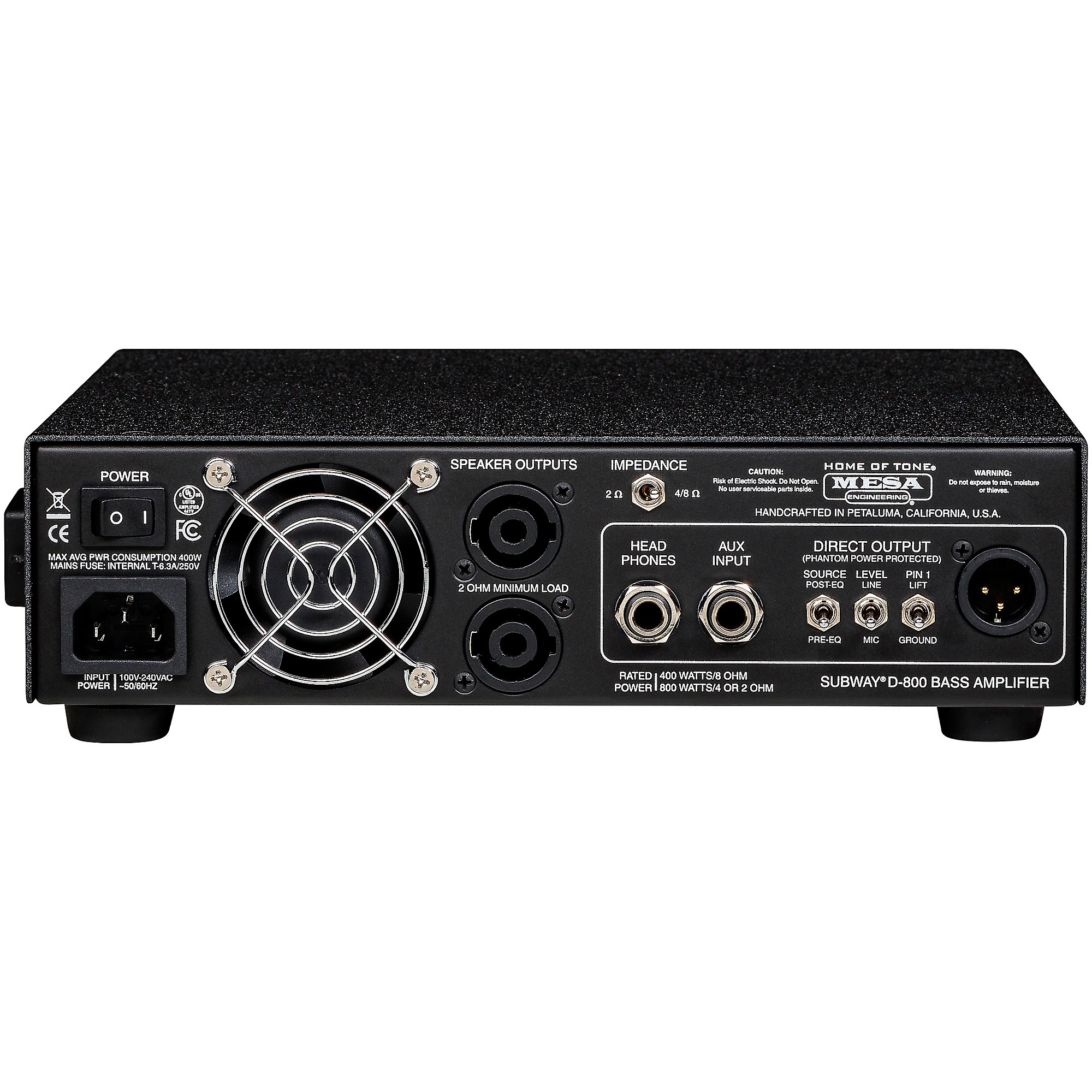 MESA BOOGIE Subway D-800+ ベースアンプヘッド MESA/Boogie Subway D-800 Lightweight Solid-State Bass Amp Head