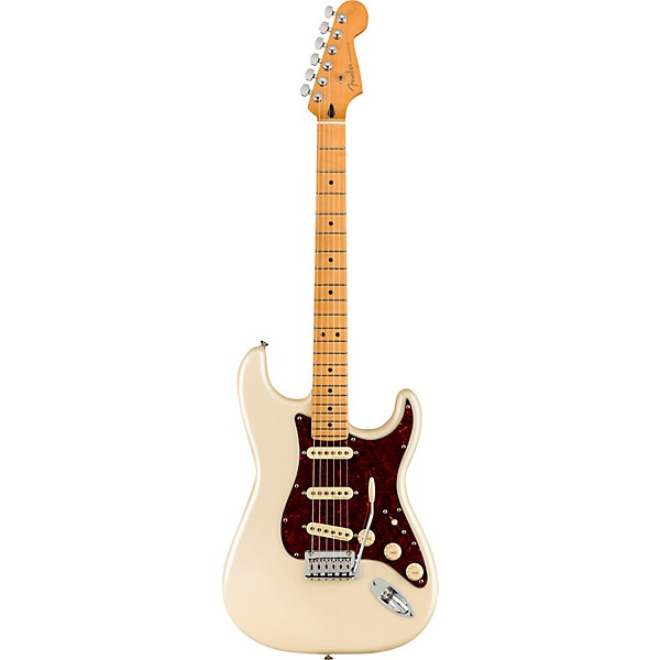 Fender Player Plus Stratocaster Maple Fingerboard Electric Guitar Olympic Pearl