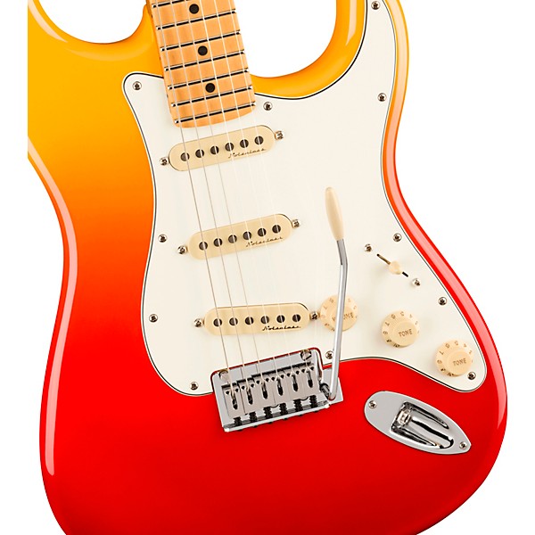 Open Box Fender Player Plus Stratocaster Maple Fingerboard Electric Guitar Level 2 Tequila Sunrise 197881184216