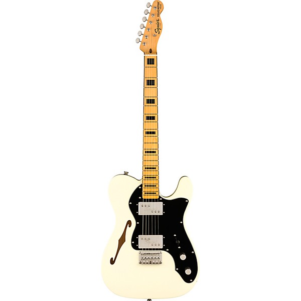 Squier Classic Vibe '70s Telecaster Thinline Limited-Edition Electric Guitar Olympic White