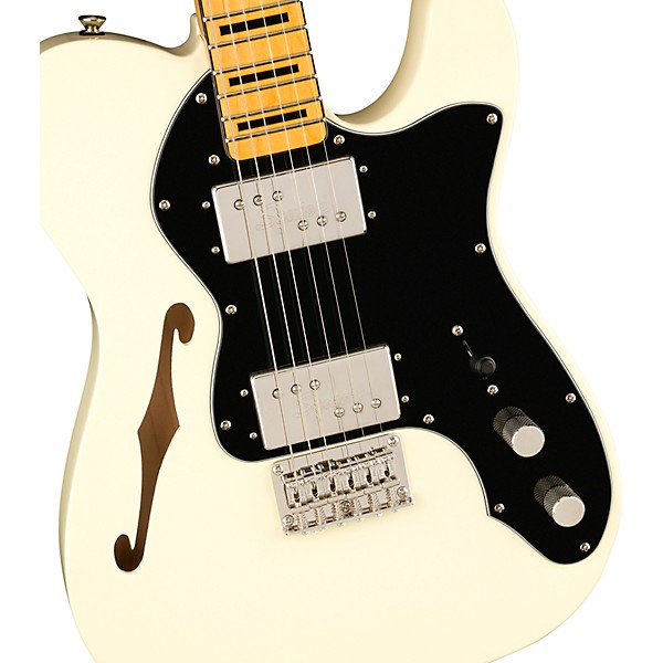 Squier Classic Vibe '70s Telecaster Thinline Limited-Edition Electric Guitar Olympic White