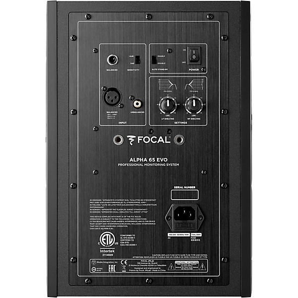 Focal Alpha 65 Evo 6.5" Powered Studio Monitor (Each)